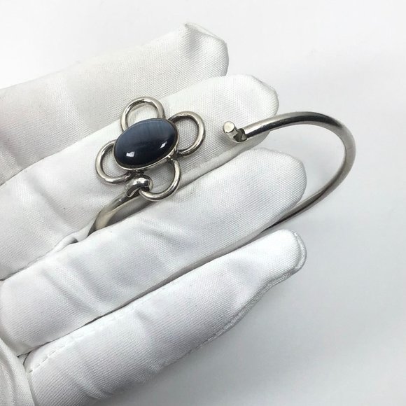 Vintage Taxco 925 Sterling Silver Thin Bangle Bracelet Monet Swirl Pin Lot - Picture 7 of 9